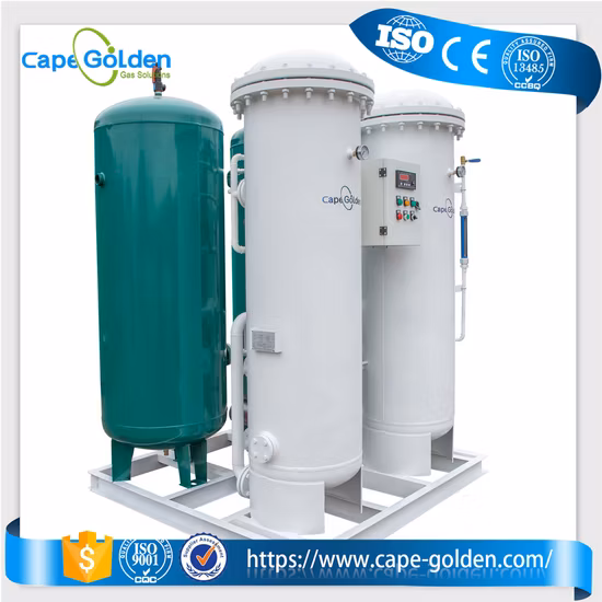 Produzione di gas di ossigeno nel sistema di riempimento della bombola di ossigeno al 90 ~ 99%.